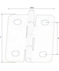 Top Shelf Antique Cabinet Hinges 10 Piece Set Decorative Furniture Hardware 25x18mm zinc alloy hinge dimensions