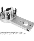 Gazaar Plasma Torch Clamp Holder 25Mm Anti Collision Fixture For Cnc Cutting Machine with a 25mm clamp, durable iron construction.