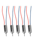 Five Piece Micro Coreless DC Motors Set For Model Toys And Aircraft 4.5V 0.12A 0.12W 32250 RPM 4x8mm Size Ultra Tiny Low Noise Easy Install Built For Electronic Toys And RC Projects