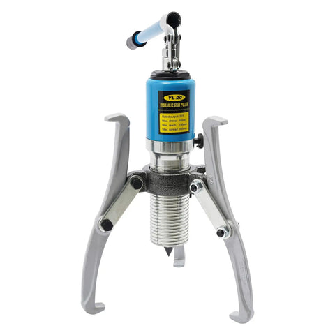 20 Ton Hydraulic Gear Puller Set Built Tough With Alloy Steel Construction, Interchangeable 2 Or 3 Jaw Puller shown front view