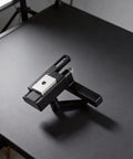 Beefy Aluminum Miter Track Stop For T Slot Router Table Adjustable Sliding Limiter and Woodworking Positioning Block in black metal