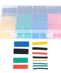 Top Notch 530Pct Ycauty Industrial Heat Shrink Tubing Kit With Colorful Heavy Duty Insulation For Circuit Wiring Harness And Nylon Protection That Is Totally Durable, Water Resistant, And Built To Last On Any Electrical Job You Gotta Crush Today. color heat shrink tubing kit in storage case