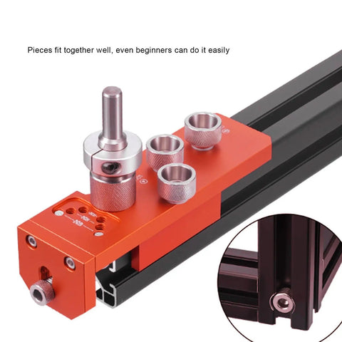 Heavy Duty Aluminum Drill Guide Tap Jig For Straight Shooting Thread Tapping And Reliable Industrial Machinery Assembly Projects That Get Done Right Every Single Time showing the tool components and design.