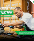 Man using One Step Car Scratch And Swirl Remover Hybrid Rubbing Compound And Polish For True Paint Correction And Showroom Shine