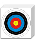 20 Inch Archery Target Set Lightweight High Density EVA Block With 10 Target Papers And 4 Small Nails For Recurve And Longbow