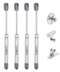 Beefed Up 250N Automatic Lid Stay Gas Strut For Cabinets And Cupboards With Silent Soft Opening Piston Hinges Clip Mount Fittings Pack Of 4