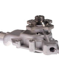 Side view of Water Pump Kit With Gasket For 4.0L I6 Jeep Grand Cherokee And Wrangler TJ 1999 2006 Replaces OE Specifications Includes Premium Gasket