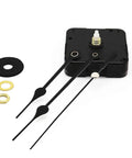 High Torque Non-Ticking Quartz Clock Movement Kit With Three Hands DIY Wall Clock Repair Parts One Quarter Inch Shaft Long Spindle