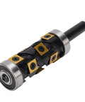 Heavy Duty Fafeicy Reversible Carbide Insert Router Bit With 1/2 Inch Shank and Spiral Trim for Precise Cutting, smooth edge trimming.