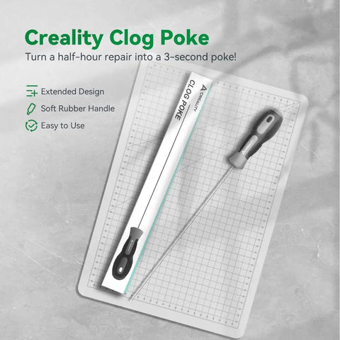 Knock Out Stubborn Clogs Fast With This Go To 3D Printer Nozzle Cleaner For 1.75mm Extruders Sporting A Plush Rubber Grip And Effortless Poke Action That Helps You Sidestep Painful Hotend Tear Downs While Keeping Daily Prints Running Sweet And Steady