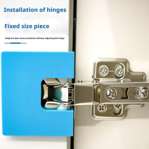 Hinge Mate Quick Fix For Doors And Cabinets With Magnetic Locking Jig Adjustable Hinge Cutting Guide For DIY Home Improvement Drawer Cabinet Exterior Woodworking Tool Effortless Latch Install In Minutes