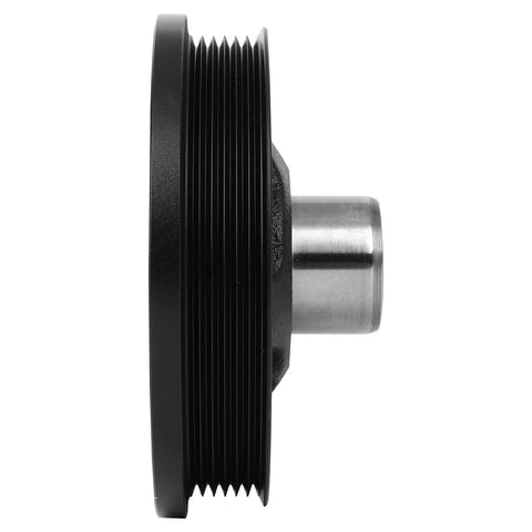 Side view of Harmonic Balancer Crankshaft Belt Drive Pulley for Dodge Avenger Challenger Charger Durango Grand Caravan Journey Jeep vehicles.