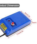 Pro Grade Watch Demagnetizer Tool For Mechanical Timepieces 110V Degauss Device Portable Repair Kit, shown with dimensions