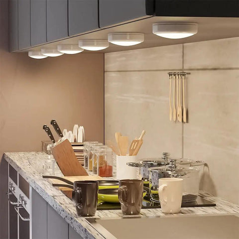 LED Puck Lights With Remote 3 Pack Color Changing RGBW Battery Powered Dimmable Under Cabinet Lighting With Timer And Memory Wireless Stick On Lights For Kitchen Closet Hallway