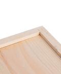 Corner view of Solid Pine Base For 8-Frame Beehive Beekeeping Stand, Assembled And Amish Made In USA, natural wood finish