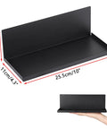 Six Pack Magnetic Pegboard Shelves With Lip Edge For Garage And Workshop And Craft Room 10x4.3 Inch Metal Pegboard Display Trays
