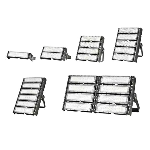 Heavy Duty Waterproof Outdoor Flood Light With A Dope 6000K Cool White Beam Perfect For Gritty Job Sites And Driveway Security multiple sizes
