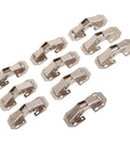 Easy Install Folded Type Cabinet Door Hinges No Drill Needed Self Aligning Adjustable Rustproof Cold Rolled Steel