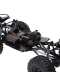 Beefed Up 313mm Wheelbase RC Crawler Chassis Frame Built From Reinforced Nylon And Metal For 1/10 Scale Rigs, Heat Resistant