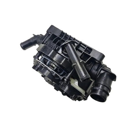 Premium Engine Thermostat Housing Assembly With Integrated Thermal Management Kit For Kia Hyundai Elantra Kona Santa Fe 2 Liter, showcasing cooling component design.