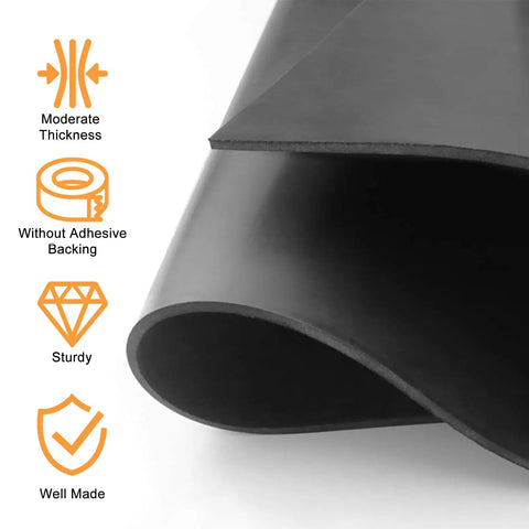 DIY Neoprene Rubber Sheet Solid Seal Material For Gaskets, Anti Slip Pads, Floor Cushions And Bumpers, Oil Resistant, rolled