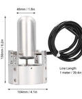 5T 3P Fully Sealed Underwater Thruster For RC Boat And ROV, CNC aluminum, dimensions 158mm x 104mm, cable 1m long