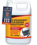 Slap It In Your Tank For A Spotless Finish With This Heavy Duty Ultrasonic Gun Cleaner Solution Concentrate For Metal Firearms Carbon Removal And Tool Degreasing One Gallon, shown in a one-gallon container.