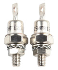 Two Pack High Performance 25HFR120 And 25HF120 Diode Kits with screw mounts for welding gear and power supply units.