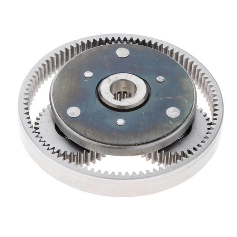 36T Planetary Gear With Clutch Kit For Electric Motors, 12mm Thick, 47.5mm Diameter Steel Gear Set for e-bikes, front view