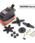 Heavy Duty Metal Robotic Arm Gripper With High Torque MG996R Servo For Arduino And Raspberry Pi DIY Projects Educational STEM Maker Kit Solid Metal Claw Clamp For Learning And Prototyping Black, unassembled parts