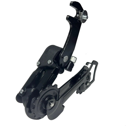 Bike Rear Derailleur Tourney RD-TZ31 6 7 Speed Hanger Mount for MTB SIS Indexed Shifting, durable black alloy, side view