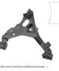 Ford Front Left And Front Right Lower Suspension Control Arm Assembly Kit 2 Pieces With Bushing And Mounting Hardware For Navigator Expedition F150 Heritage F250 F250HD And F150 Models Ready To Install shown.