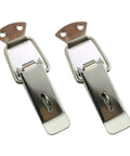 Heavy Duty Stainless Steel Duckbill Latch 2 Pack Spring Loaded Toggle Catch, 104mm for cabinets and toolboxes.
