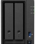 Cyber Resilient Data Protection Appliance And Endpoint Secure Nas Backup System With Amd Dual Core Processor Raid One Configuration, front view.