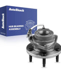 Front Or Rear Wheel Hub Bearing Assembly Left Or Right With ABS Replacement For 2000 2013 Chevrolet Impala 2006 2011 Buick Lucerne 2006 2011 Cadillac DTS displayed with packaging.