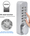 Zinc Alloy Mechanical Password Lock For Sliding Doors Keyless Home Security Lock For Kitchen And Balcony