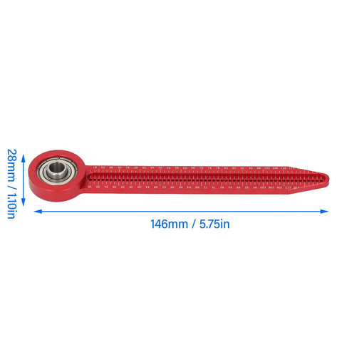 Pro Shop Quality Woodworking Compass Scriber With A 360 Degree Swivel Joint and Rugged Aluminum Alloy Body for precise arc layouts, 146mm long.