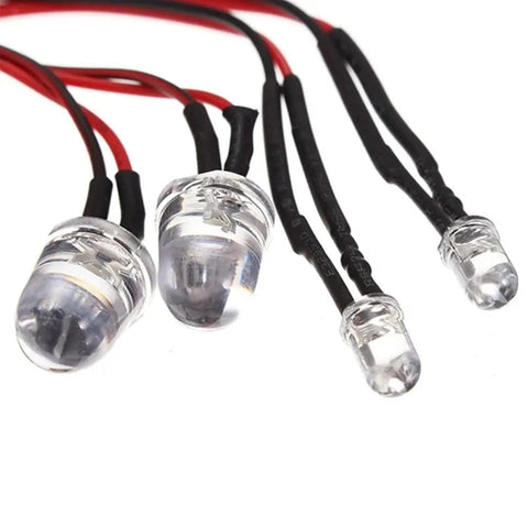 Ultra Bright RC LED Light Strips Kit For 1-10 RC Cars Fits JLB Cheetah 21101 31101 EB1013 J3 Ultimate Racing Night Run Upgrade
