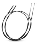 18Ft Marine Throttle And Shift Remote Control Cable Set Replacement 0173118 For Johnson Evinrude OMC BRP Outboard Engines 1979 Through 2026 2 Pack Smooth And Easy Throttle And Gear Shifting