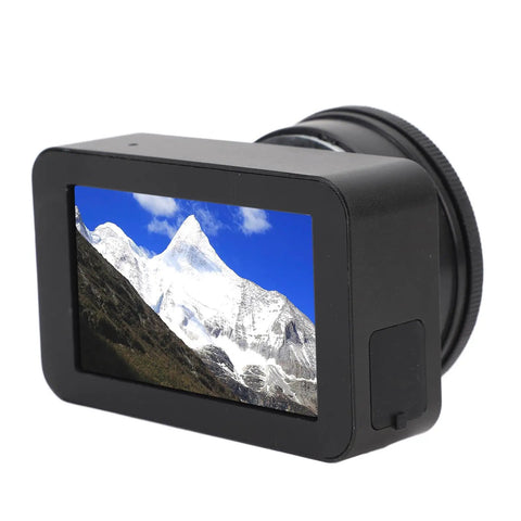 4K Ultra HD Electronic Eyepiece For Telescopes And Microscopes, Moon Close Up Photography Camera with 3 Inch Color Display Showing Mountain