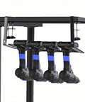 Under Workbench Drill Holder Table Mount With Clamp For Cordless Tools Grab And Go 16.6 Inch Reach holding drills