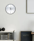 Room interior with wall featuring Atomic Clock Movement With 5 Inch Hands, 17mm Axis, WWVB Radio Controlled Timekeeper.