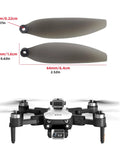 16Pcs Foldable Propeller Set For S2S Brushless Obstacle Avoidance Drone with labeled forward and reverse sides
