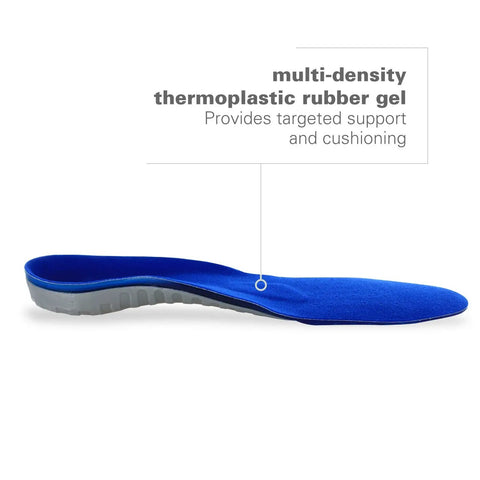 Gel Insoles With Total Support For Men Size 12 To 13.5 Cushions The Heel And Ball Of Foot With Metatarsal Arch Support Stability Cradle