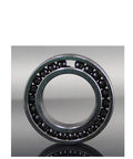 Tough As Nails High Temperature Ball Bearing 75 By 160 By 37 mm 6315 Type viewed from the front showing balls and outer casing.