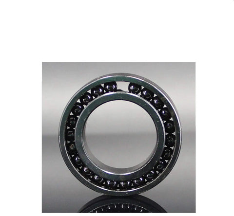 Tough As Nails High Temperature Ball Bearing 75 By 160 By 37 mm 6315 Type viewed from the front showing balls and outer casing.
