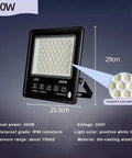 JUDYSSY 6500K Led Floodlight Outdoor, 50-400W White Led Security Lights, Ip68, 200W with adjustable bracket and waterproof rating.