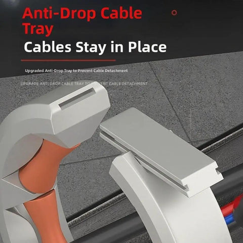 Cable Pulling Roller With 330 Degree Adjustable Clamp Pro Grade Wire Guide For Cable Routing And Conduit Installations Rugged Stainless Steel And Nylon Construction Two Pack anti-drop cable tray clamps on conduit