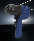 Heavy Duty 1/2 Inch Pneumatic Impact Wrench Packing Badass Torque For Professional Garage Equipment And Shop Hardware Maintenance Durable Air Powered Ratchet Tool For No Nonsense Daily Grind, showcasing ergonomic grip and socket drive.