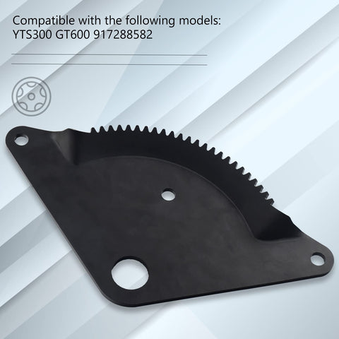 Steering Gear Rebuild Kit With Sector Plate Fits Craftsman AYP Poulan Weedeater Jonsered And Electrolux Lawn Mowers And Garden Tractors Replace Models 587738906 532194747 194732 532194732 Easy Install component plate on a geometric background.